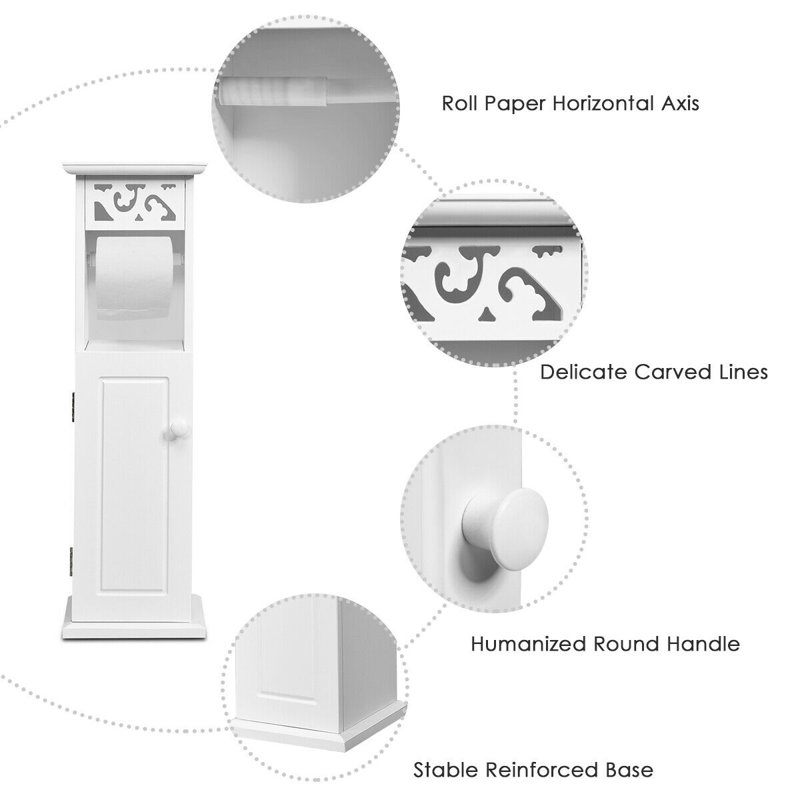 Zuri Freestanding Linen Cabinet