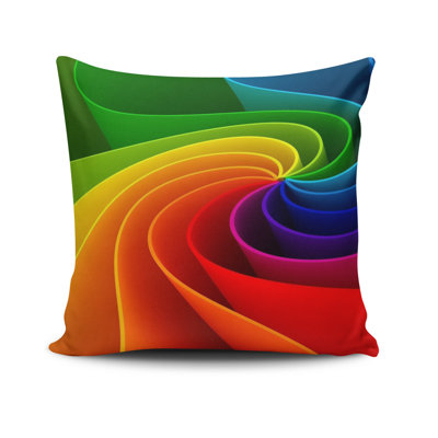 Eronim Decorative Cushion Cover, 17 x 17 Inches, 50% Cotton / 50% Polyester | Machine Washable at 104°F, Ironable, Concealed Zip Closure | Perfect for Living Room, Bedroom, and Stylish Home Décor