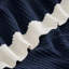 Jeté réversible en tricot de chenille tissé gaufré pour canapé, lit et salon-110976838-110977069