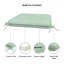 Sunbrella Square Dining Chair Cushions, 3" Foam Replacement Cushion-848913345