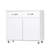 Two Door Side Table-White