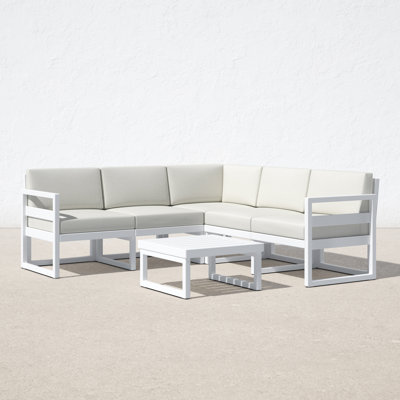 Lane 2 Piece Sectional Seating Group with Cushions by AllModern