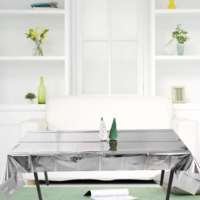 Waterproof disposable aluminum foil tablecloth