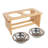 PETMAKER Elevated Dog Bowls with Bamboo Stand-126451512