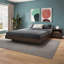 Chambre à coucher Zen KAPPA - Lit plateforme avec table de chevet (1) - Assemblage facile, aucun sommier requis-1648364719-1824740548
