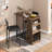 Bar Table And Chairs, Tall Dining Set For 2, Storage Shelves For Space-Saving-228223286