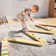 Banasuper Wooden Balance Beam For Kids Toddlers Gymnastics Beam Stepping Stones Children Balance Boa