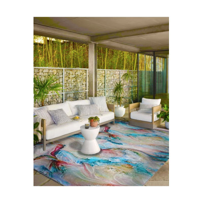 Tapis tissé et lavable Sky
