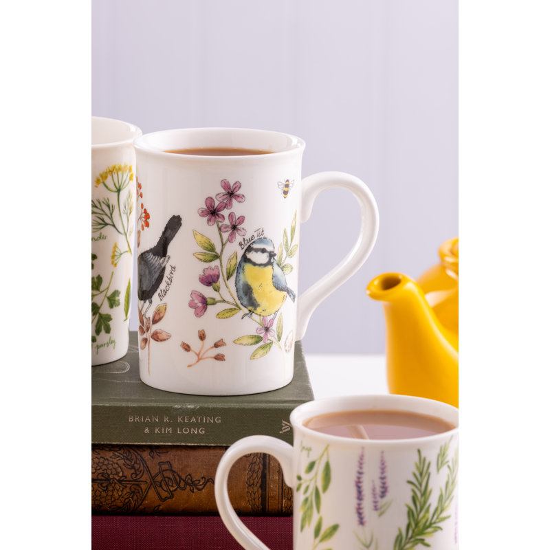 Garden Birds Fine China Coffee Mug