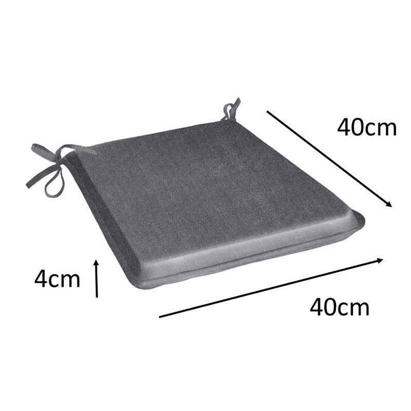 Trapezoid Water-repellent Seat Pad Set of 2, 4