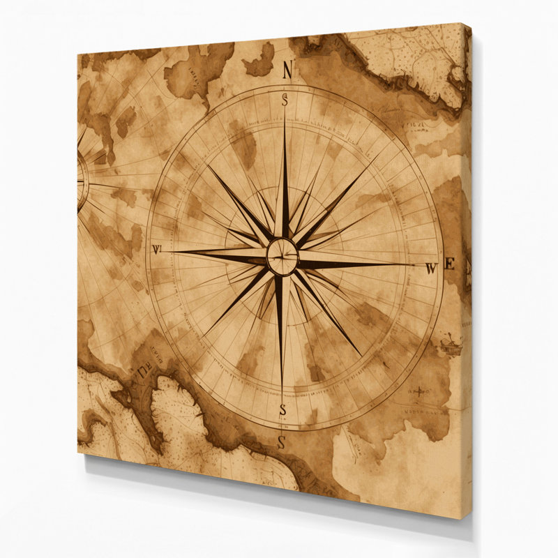 Art nautique sur toile, H 32 po x l 32 po