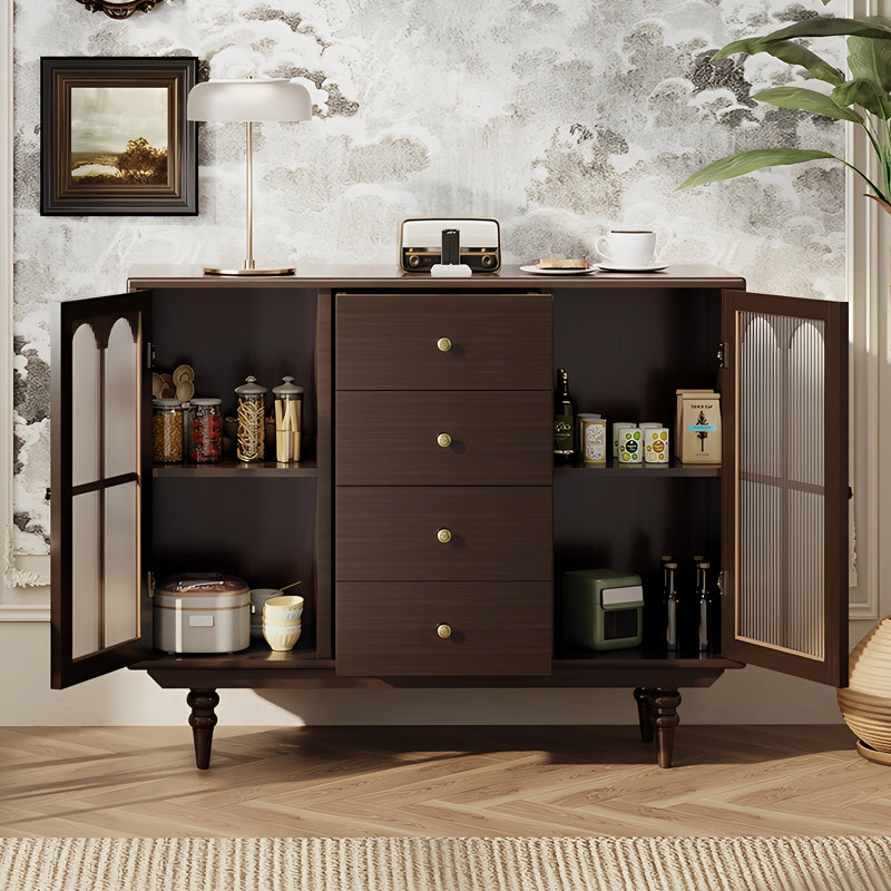 Buffet de rangement de style luxueux et rétro