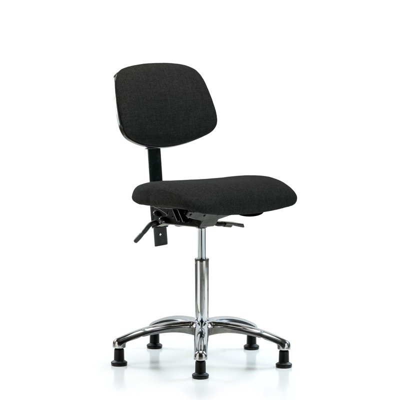 Chaise de travail Sheridan, Noir, Patins, Inclus
