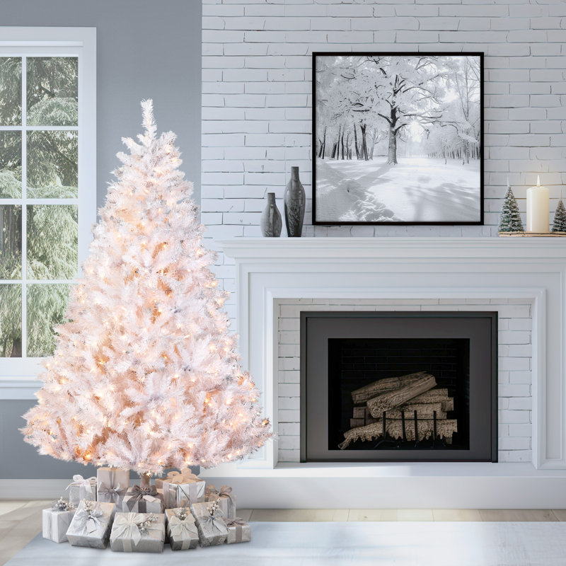 Winchester White 6.5' Fir Artificial Christmas Tree, 6.5'