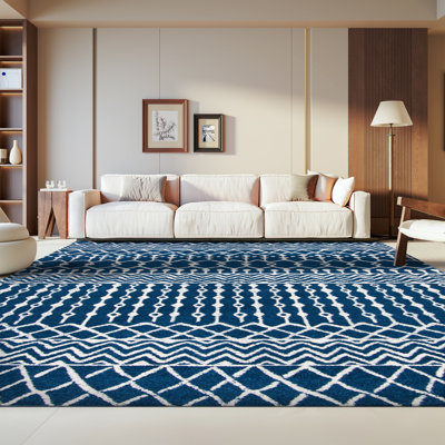 Remaley Navy/Ivory Rug