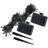 Solar Powered String Lights 2 Pack - 39' Long White LED Lights, Steady or Twinkle Mode