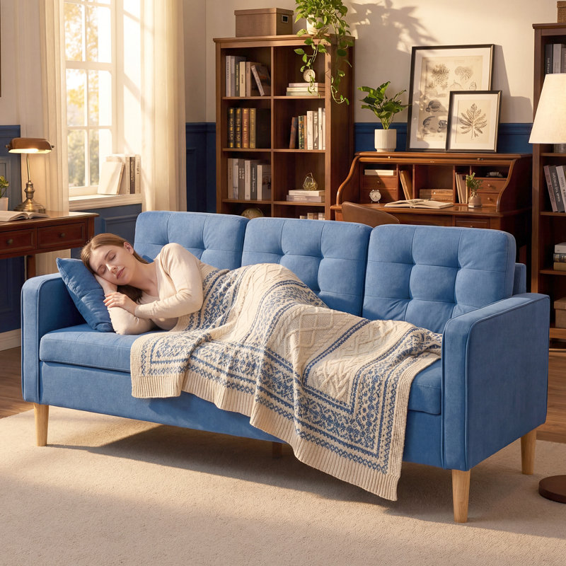 3 Seater Sofa, Blue