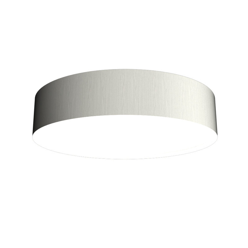 Cilíndrica 1 - Light LED Flush Mount, 5.85" H x 27.3" W x 27.3" D, Organic White