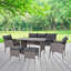 Coalport Rattan Swing Chair with Stand