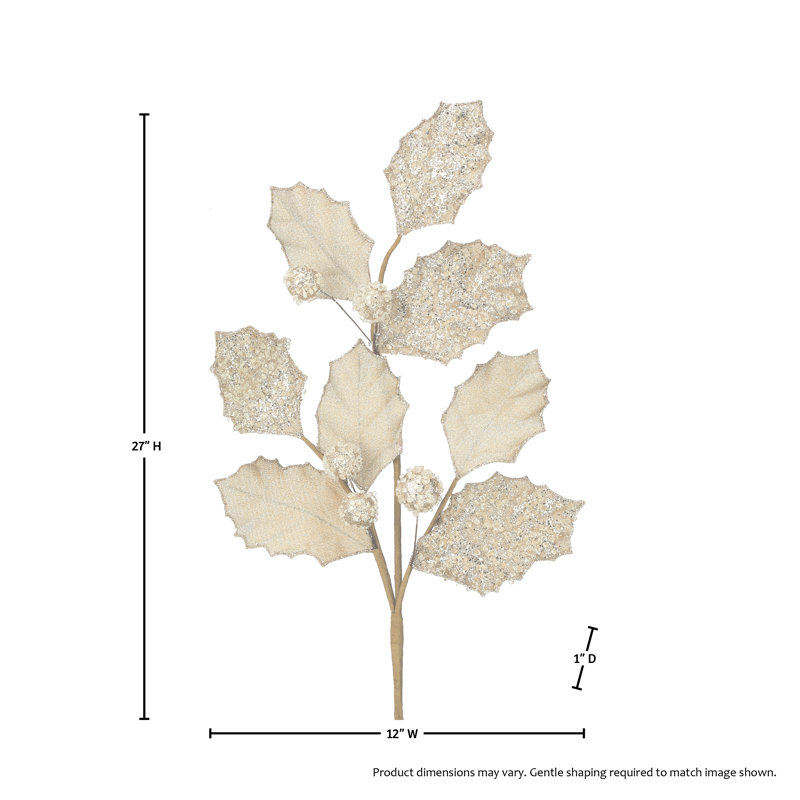 Feuilles de houx 27 po