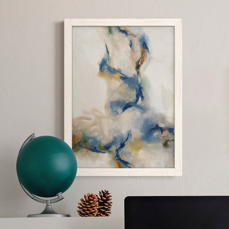 Onward I, toile encadrée de qualité supérieure - prête à être accrochée, Cadre blanc, H 17 po x l 20 po x P 1 po