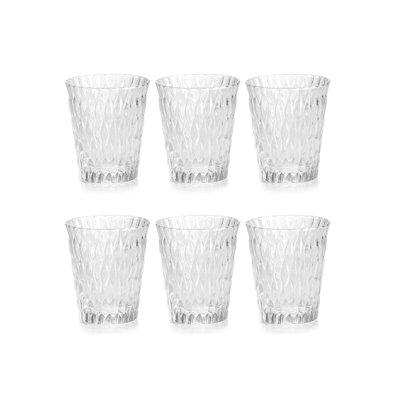 Loto Tumbler Set of 6 Clear