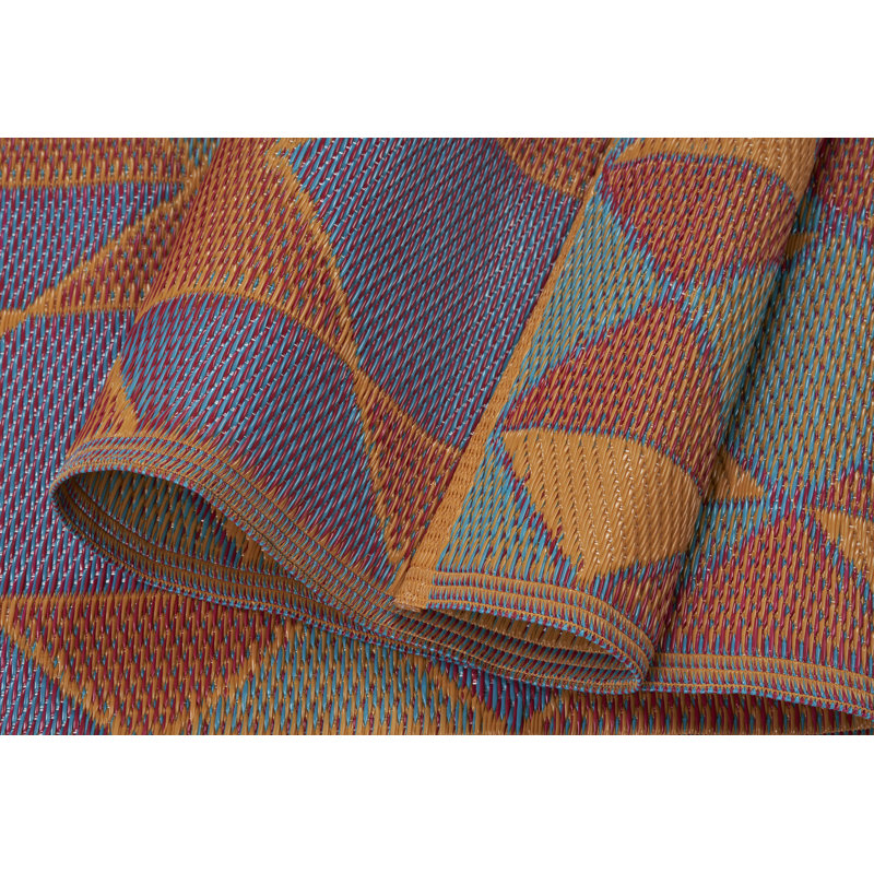 Alv Southwestern Indoor / Outdoor Rug, Rectangle 5' x 7'