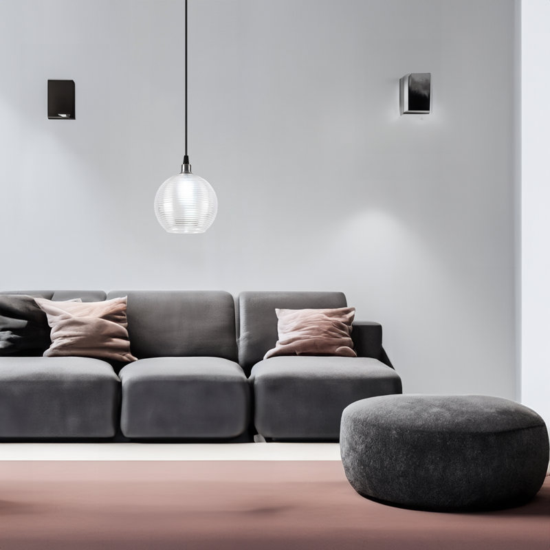 Archi 1 - Light Silver Sphere Pendant