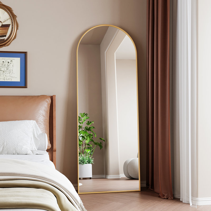 Aluminium Rectangle Mirror, Gold