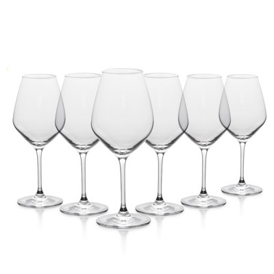 TDA Series Table 12 Red Wine Glasses, Lead-Free Crystal, Break Resistant