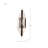 Antwon LED Small Wall Sconce - Matte Black - Silk Screened Acrylic Lens-1421720458