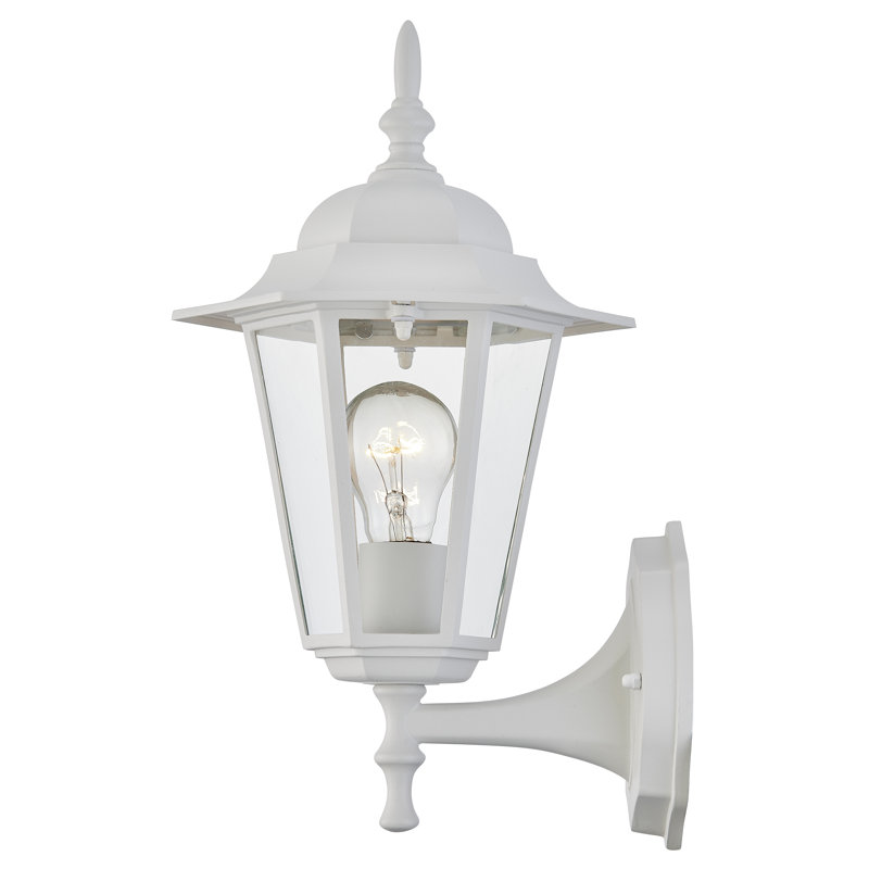 Berkett 36.5cm H Outdoor Wall Lantern, White