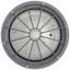 1 luminaire industriel DEL 80 W à intensité variable 5000 K, antidéflagrant, avec support en U, pour milieux humides (lot de 1)