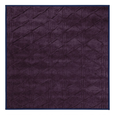 Tapis mauve lavable à la machine