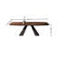 Industrial Style Rectangular Solid Wood Dining Table-1123309555