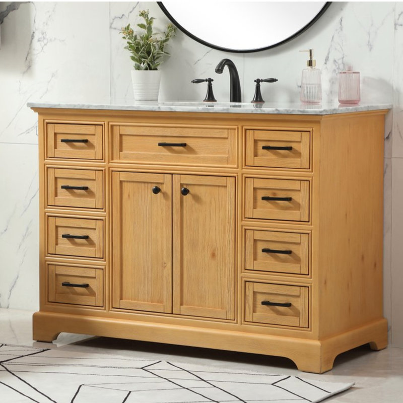 Ensemble de meuble-lavabo simple de 48 po Hermes, Vert