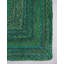 Tapis vert en coton tressé à la main Awena-136434508