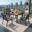 Table de patio d'extérieur en aluminium-876626929