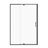 44-48" W X 71" H Piovt Swing Glass Shower Door,Pivot Frame Sliding Shower Door With 1/4"(6Mm) Clear SGCC Tempered Glass, Shower Doors,Reversible Installation-110270900
