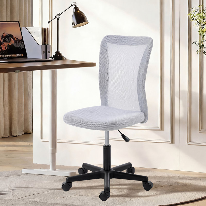 17 Stories Hayre Mesh Office Chair, White
