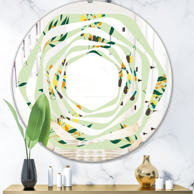 Miroir mural Whirl Bright Eucalyptus