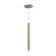 Elixir 1 - Light Brushed Gold LED Single Pendant