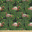 Patchell Exotic Bird and Monstera Leaves Fabric