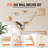 Wall Mounted Cat Shelves Tree with Jumping Boards Nests Hammock Set of 7