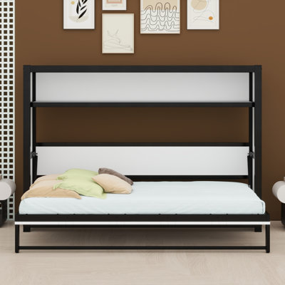 Lit escamotable avec tablettes Murphy