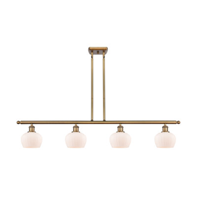 Luminaire suspendu linéaire à 4 lumières pour îlot de cuisine Lyman