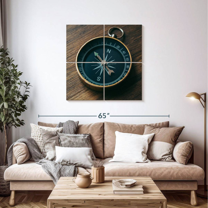 Aletra Travel Compass, 38" H x 38" W