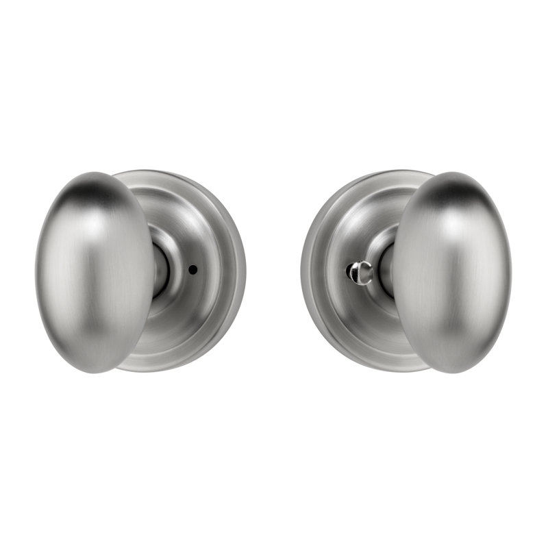 Ensemble de boutons d'intimité Helmsley, Nickel brossé