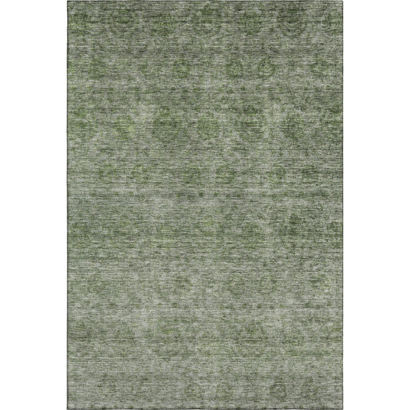 Premium Machine Washable Melvin AMF1170 Global Rug, Rectangle 8' x 10'