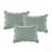 6 Piece Reversible Scalloped Edge Daybed Cover Set Seafoam Daybed